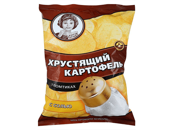 Картофельные чипсы "Девочка" 160 гр. в Солнцево
