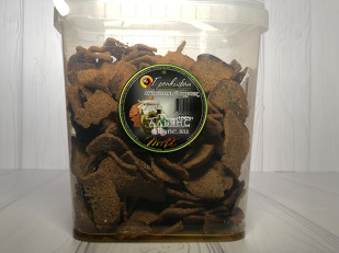 Японские снеки и крекеры: Ведро Ржаные гренки с малосольным огурчиком