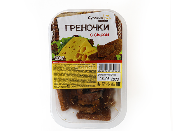 Сурские гренки со вкусом Сыра (100 гр) в Солнцево