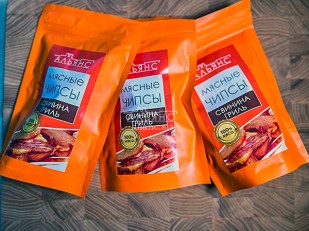 Гренки черные со вкусом сыра: Мясо (АЛЬЯНС) вяленое свинина 