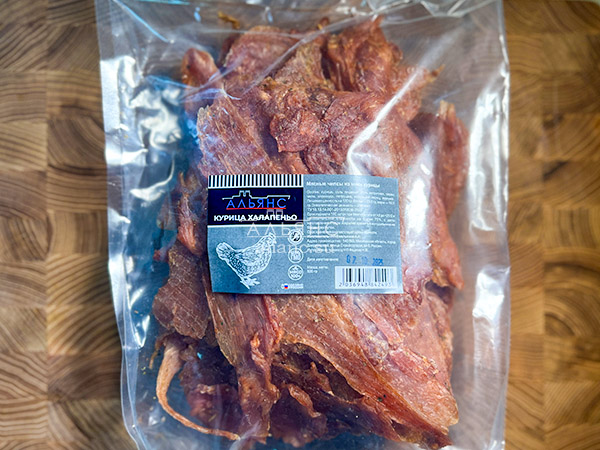 Мясо (АЛЬЯНС) вяленое курица 500гр "С халапеньо" в Солнцево