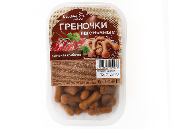 Сурские (ПШЕНИЧНЫЕ) Копченая колбаска (100 гр) в Солнцево