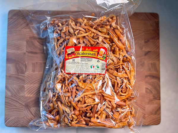 Нитка ЖАРЕНАЯ "Тайский перец" Oktobersnack 1 кг (сырный продукт) в Солнцево