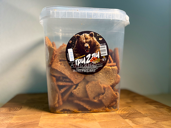 Ведро Ржаные гренки со вкусом Крылышки Барбекю (1 кг) в Солнцево