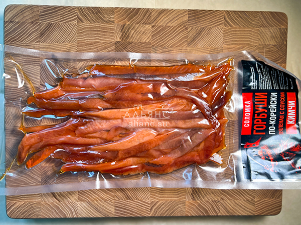 Горбуша соломка по-корейски в Солнцево