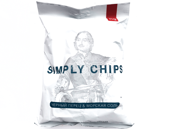Картофельные чипсы "Simple chips" Морская соль и черный перец 80 гр. в Солнцево